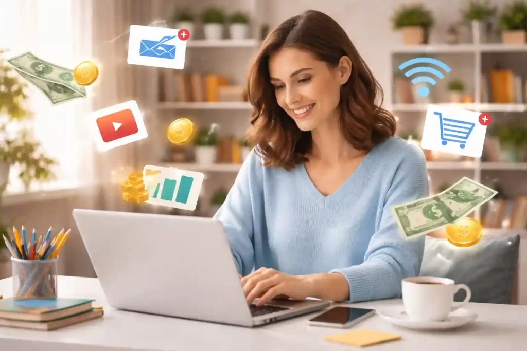 7 Maneiras Inteligentes de Ganhar Dinheiro Online (Guia Completo para Iniciantes)