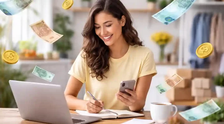 Renda Extra em Casa: Como Mudar de Vida Criando Uma Nova Fonte de Ganhos Sem Sair de Casa